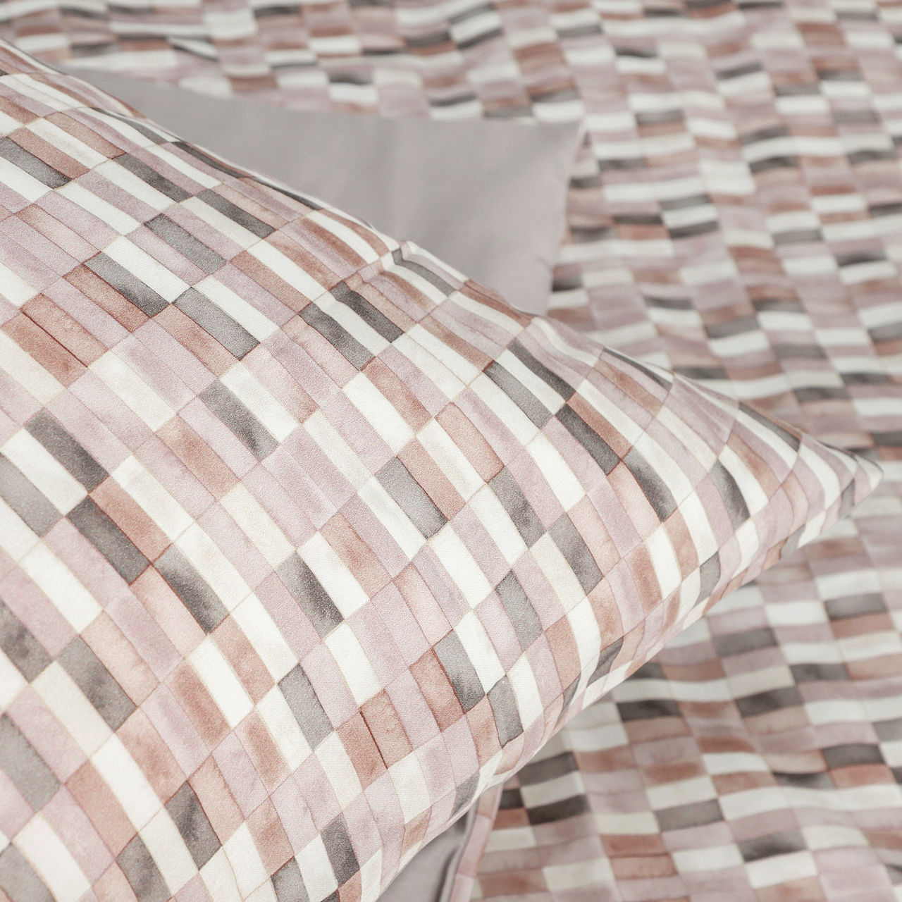 Schöner Wohnen Satin Bettwäsche Bricks-B 2