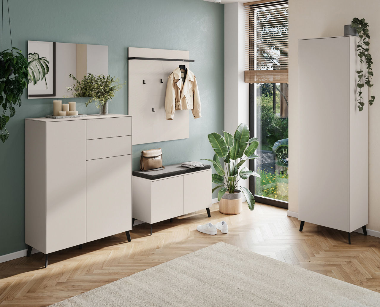  Schuhschrank 2-türig FAKTA LOMENA 5