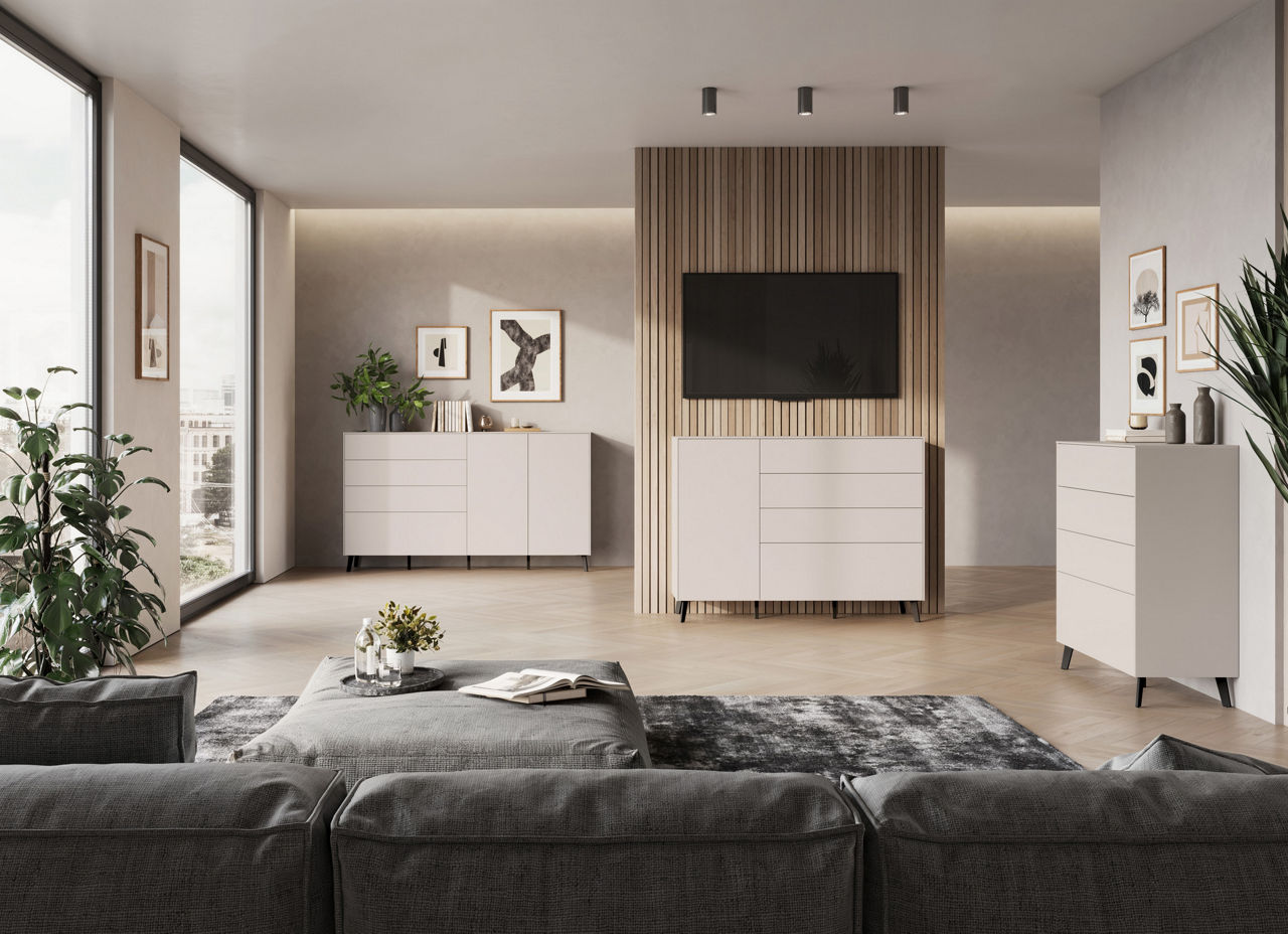  Kommode mit 4 Schubkästen FAKTA LOMENA 4