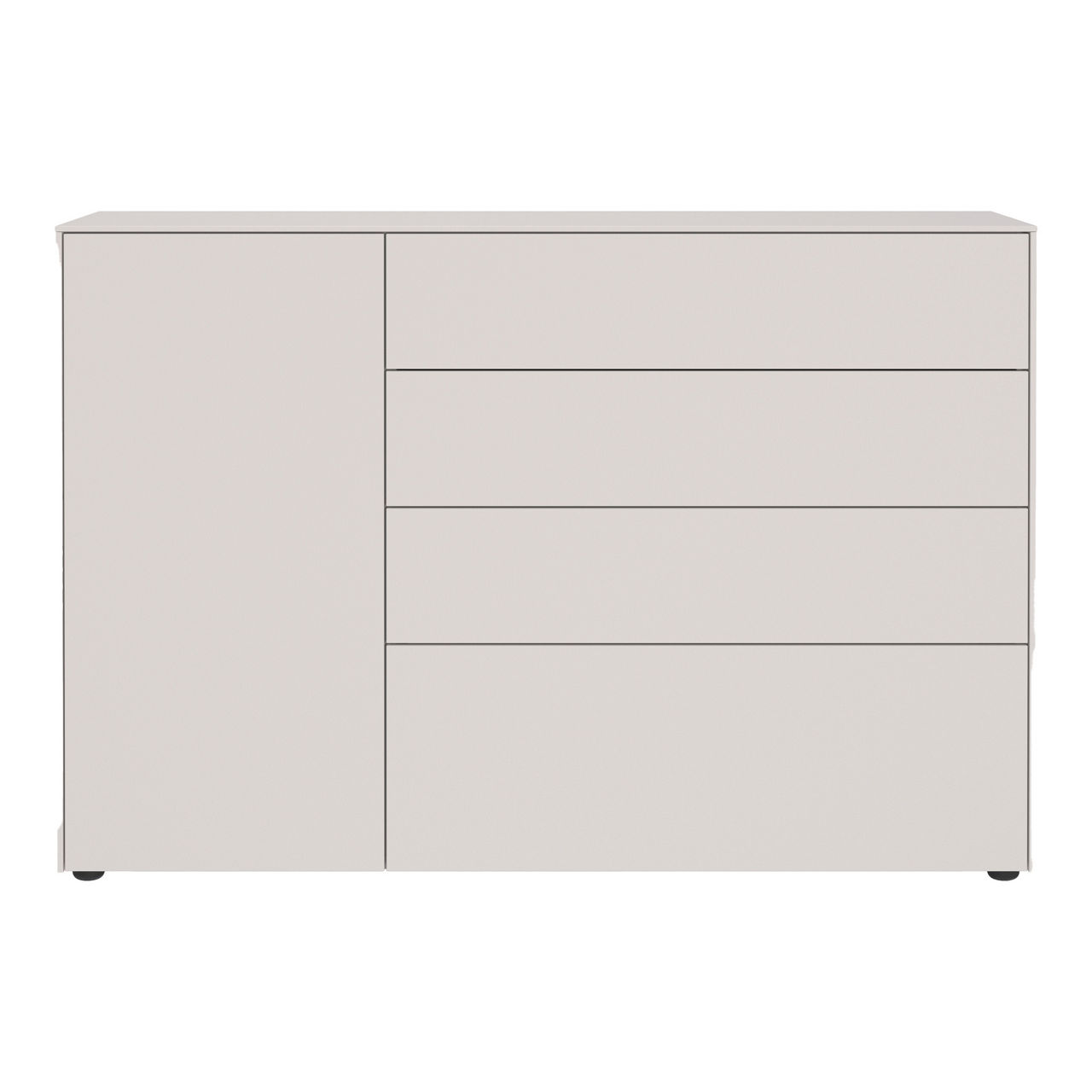  Kommode mit 1 Tür und 4 Schubkästen FAKTA LOMENA 1