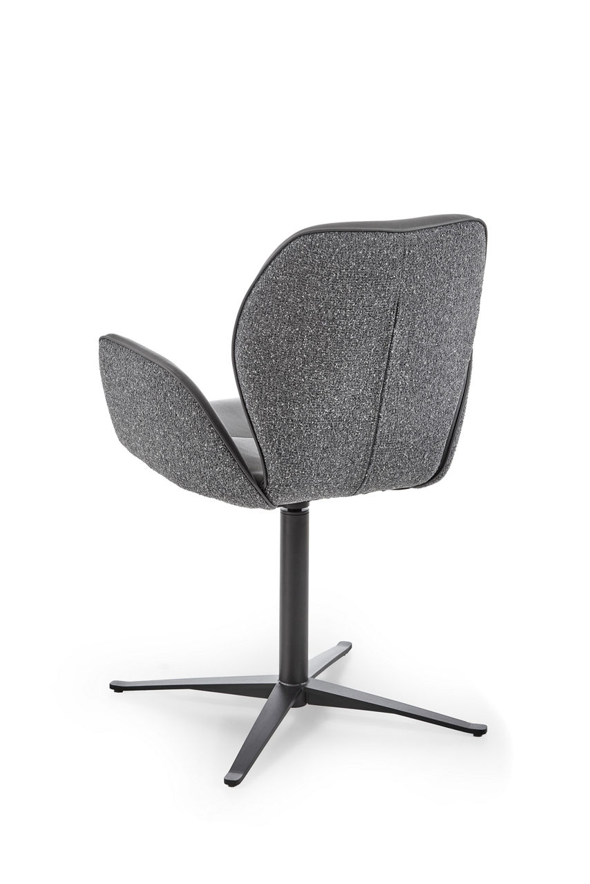 Bezug Puente platingrau / Sitzflächen Nube graphit / Gestell Schwarz