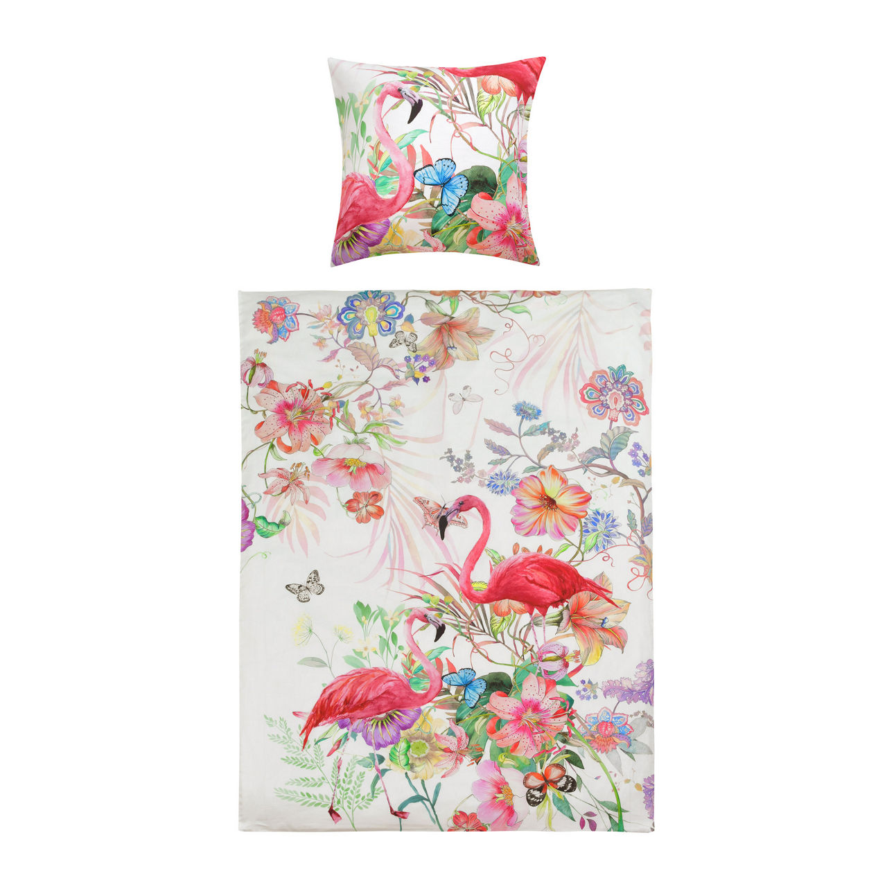 casaNOVA Satin Bettwäsche Flora