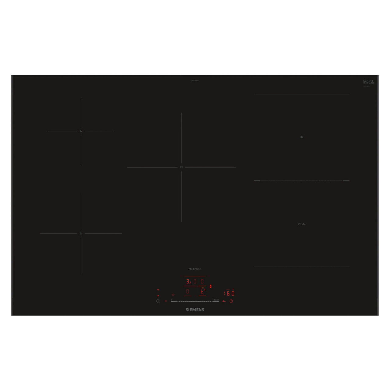  Induktionskochfeld mit Rahmen aufliegend iQ500/ED877HWC1E undefined