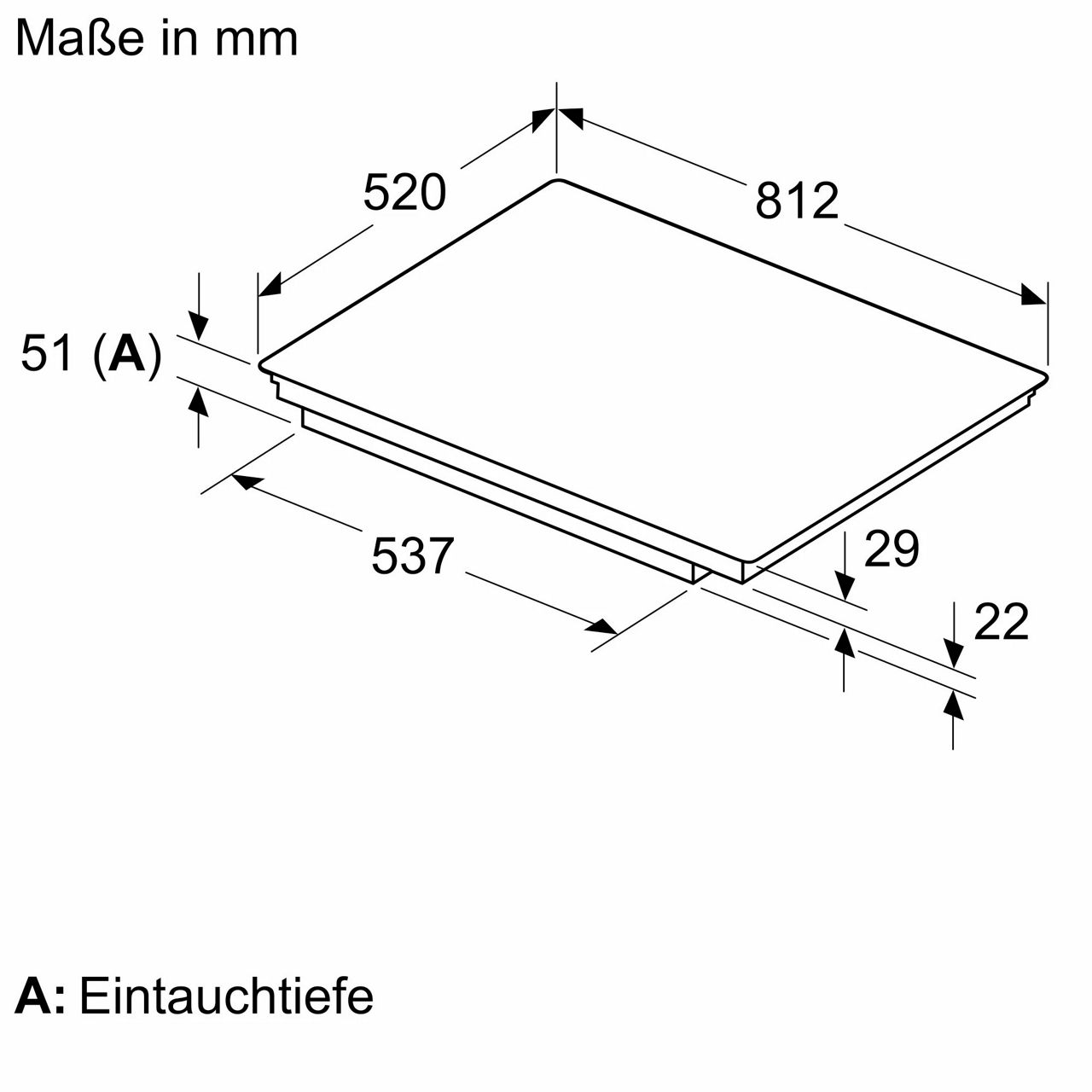  Induktionskochfeld mit Rahmen aufliegend iQ500/ED877HWC1E 2