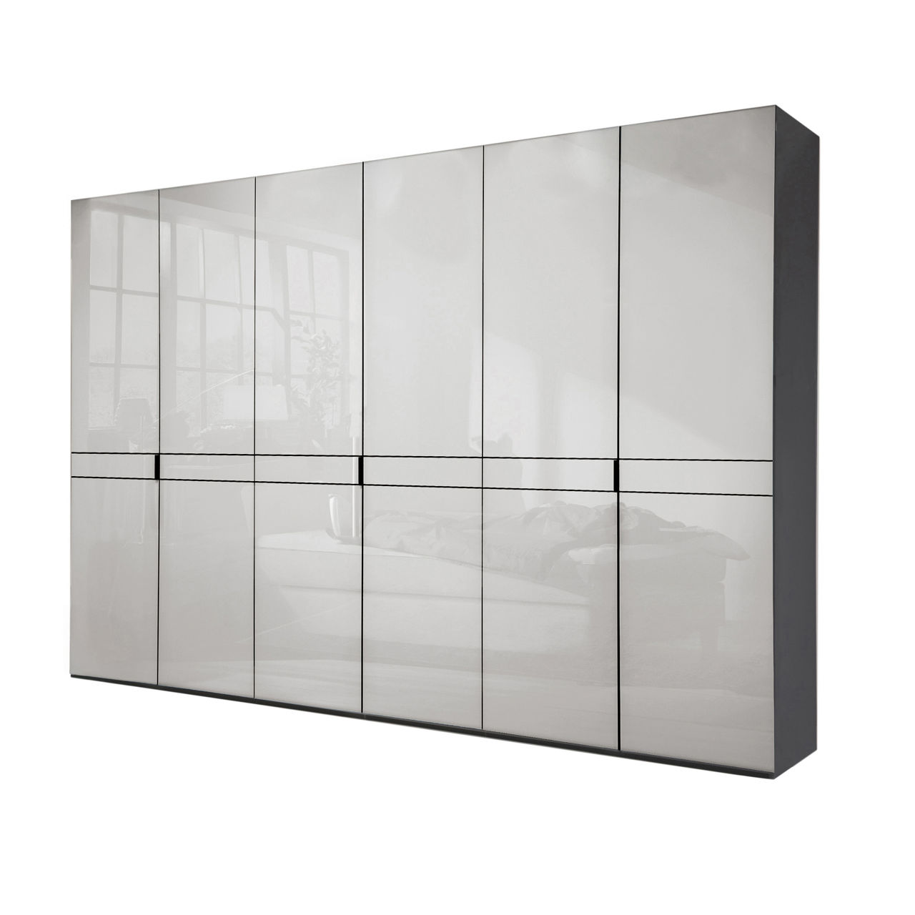 MONDO Drehtürenschrank 6 türig Mindia MONDO