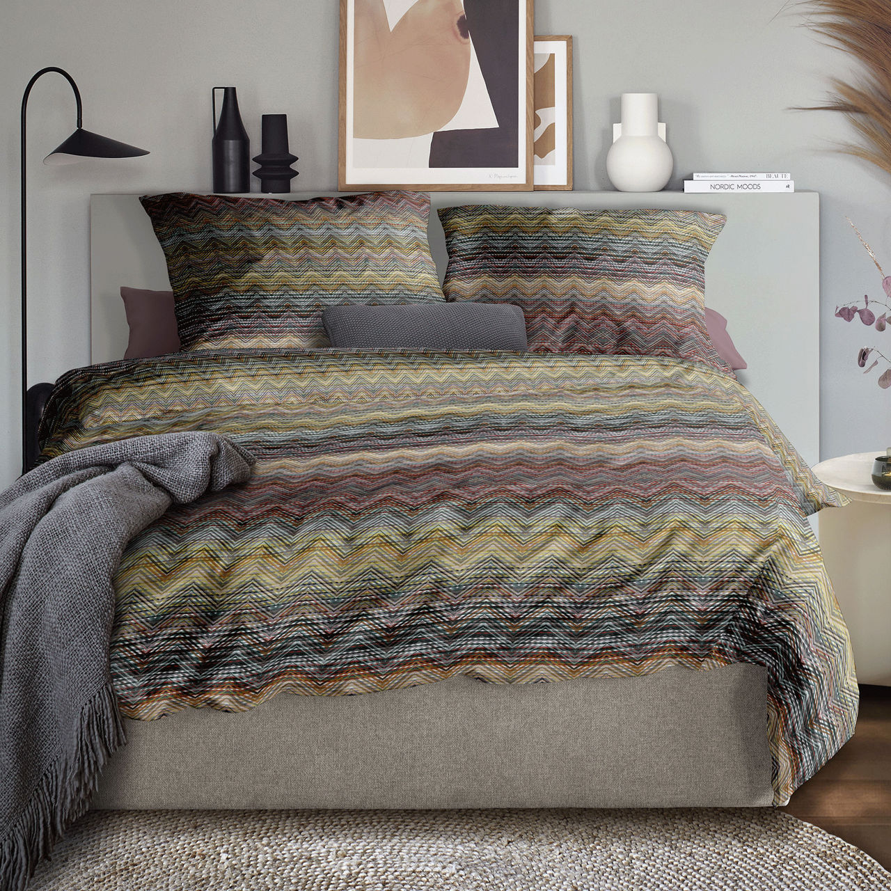  Satin Bettwäsche Wave 2