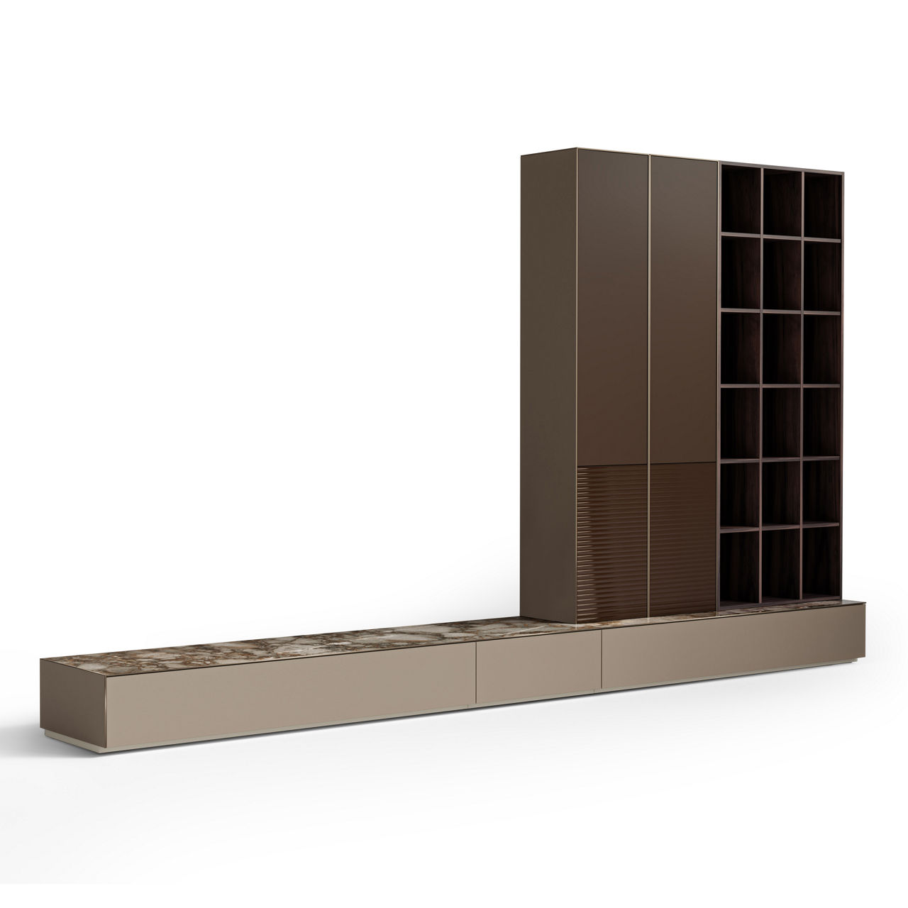  Wohnkombi Multimedia Cabinets-Elemente