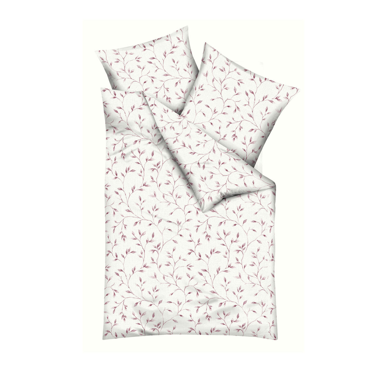  KUKM Musselin Bettwäsche Leaf