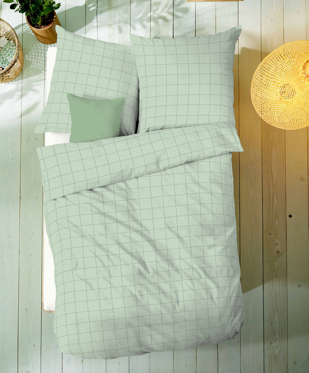 Kaeppel Musselin Bettwäsche Grid 1