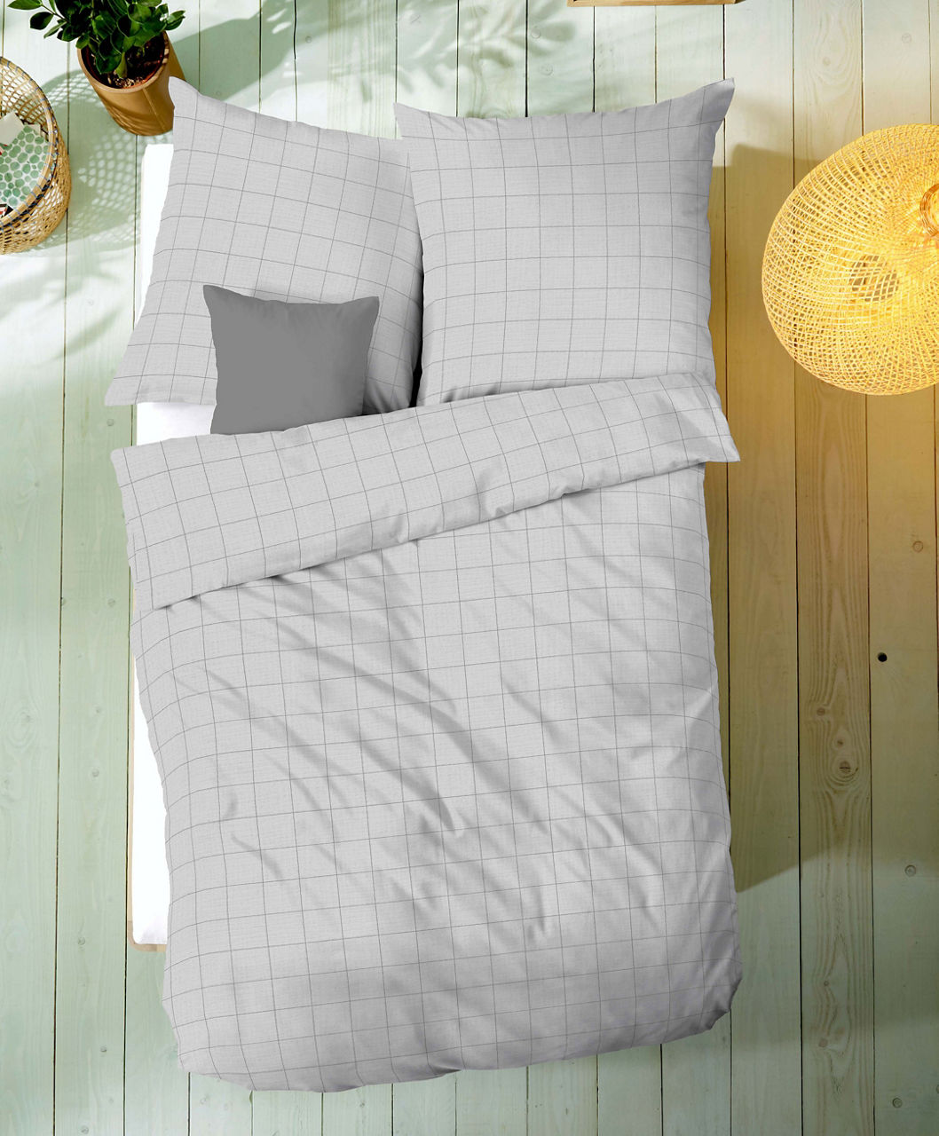 Kaeppel Musselin Bettwäsche Grid 1