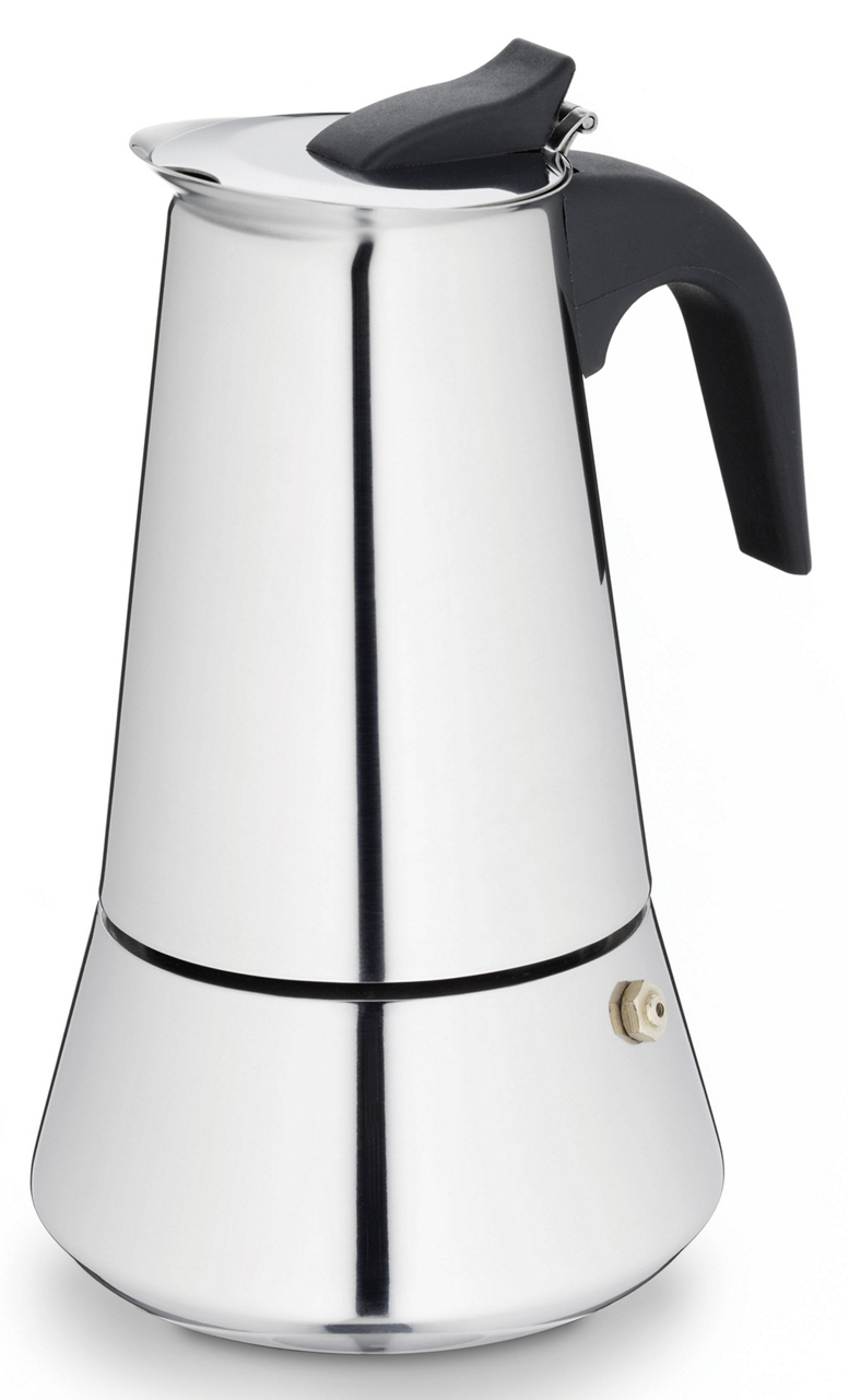 10601 Espressokanne Bari 350ml Edelstahl 18/10, Induktion D-11,5cm, H-20cm undefined