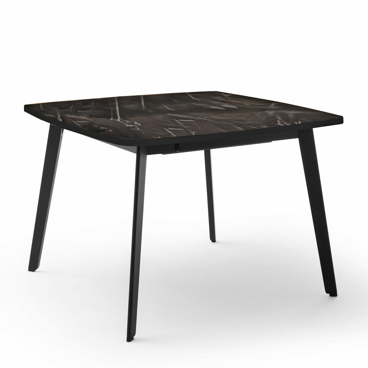 Gestell Anthrazit / Tischplatte Pietra Grigia schwarz