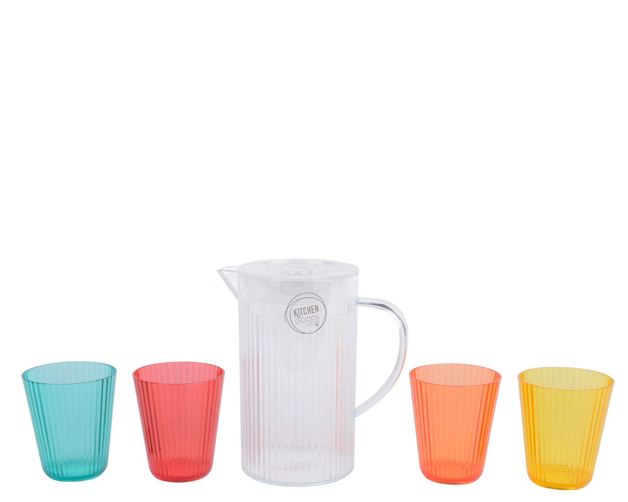 Decoris Kanne mit 4 Bechern 