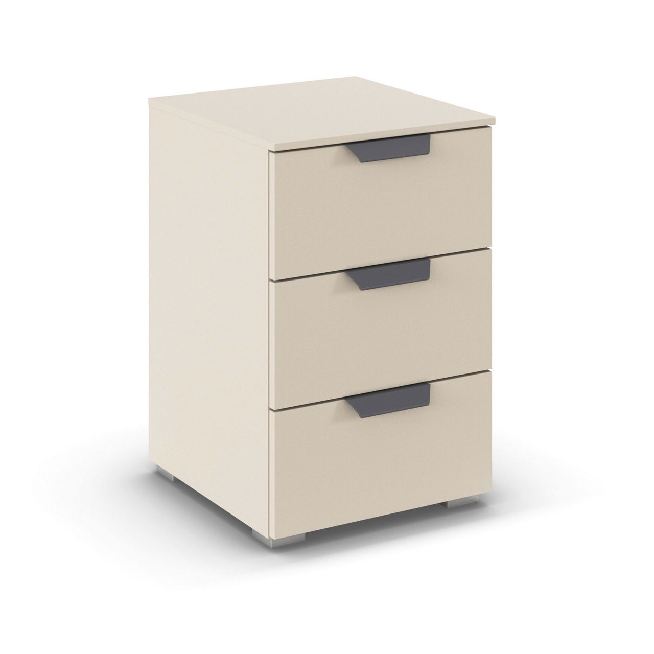 champagner Dekor / Griffe grau-metallic