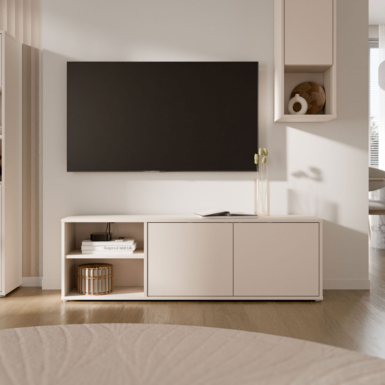  TV-Unterschrank mit 2 Türen und 2 Fächern Alice Springs 3