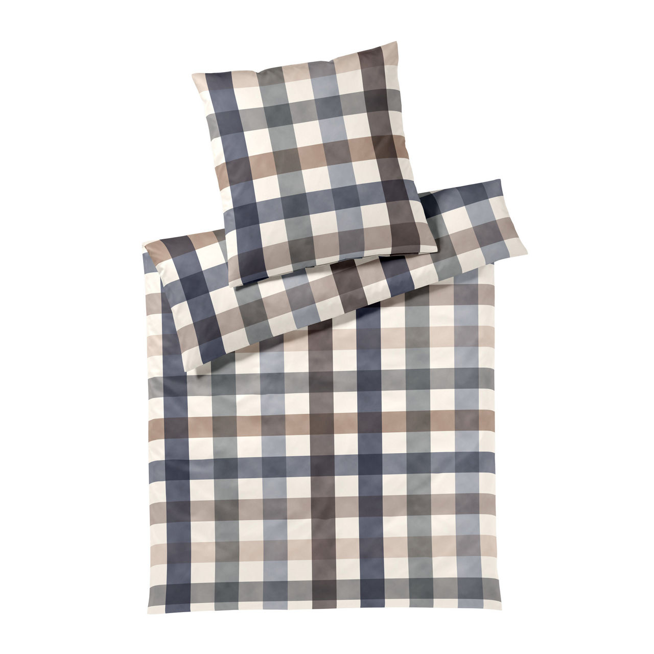  Mako-Feinjersey Bettwäche Kuschel Karo