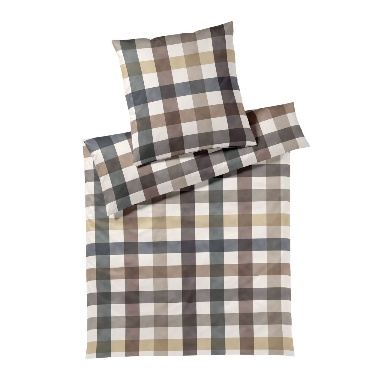  Mako-Feinjersey Bettwäche Kuschel Karo