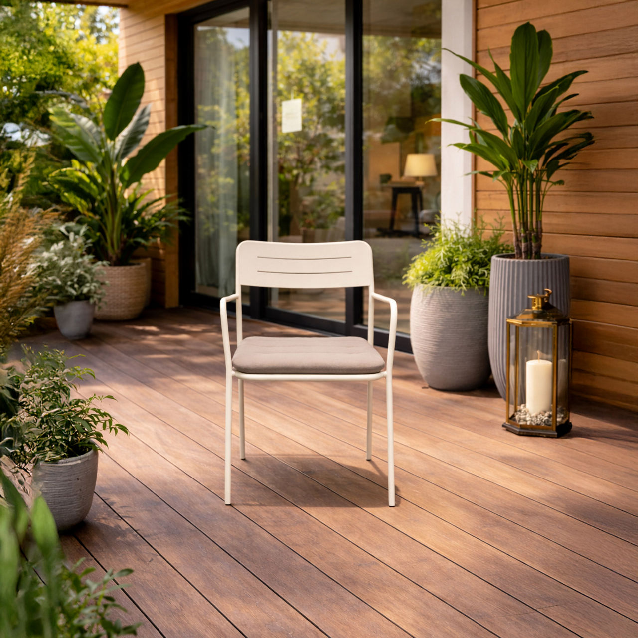  Stapelsessel Stahl Telmo 1