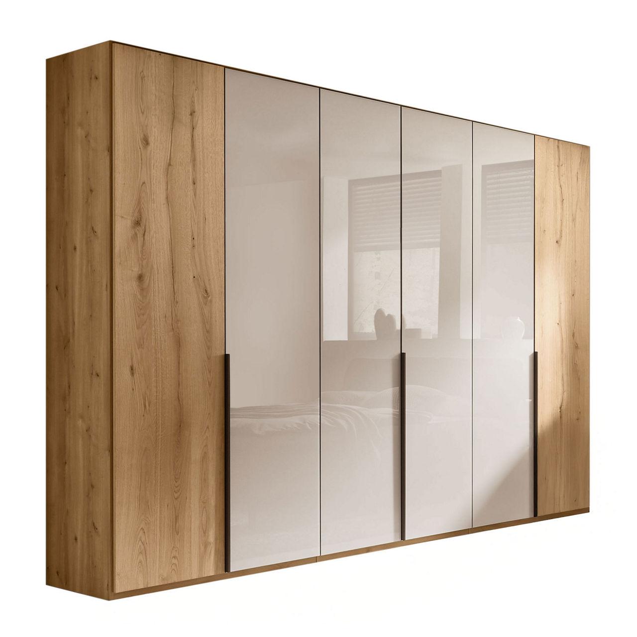 MONDO Drehtürenschrank 6-türig Laccato