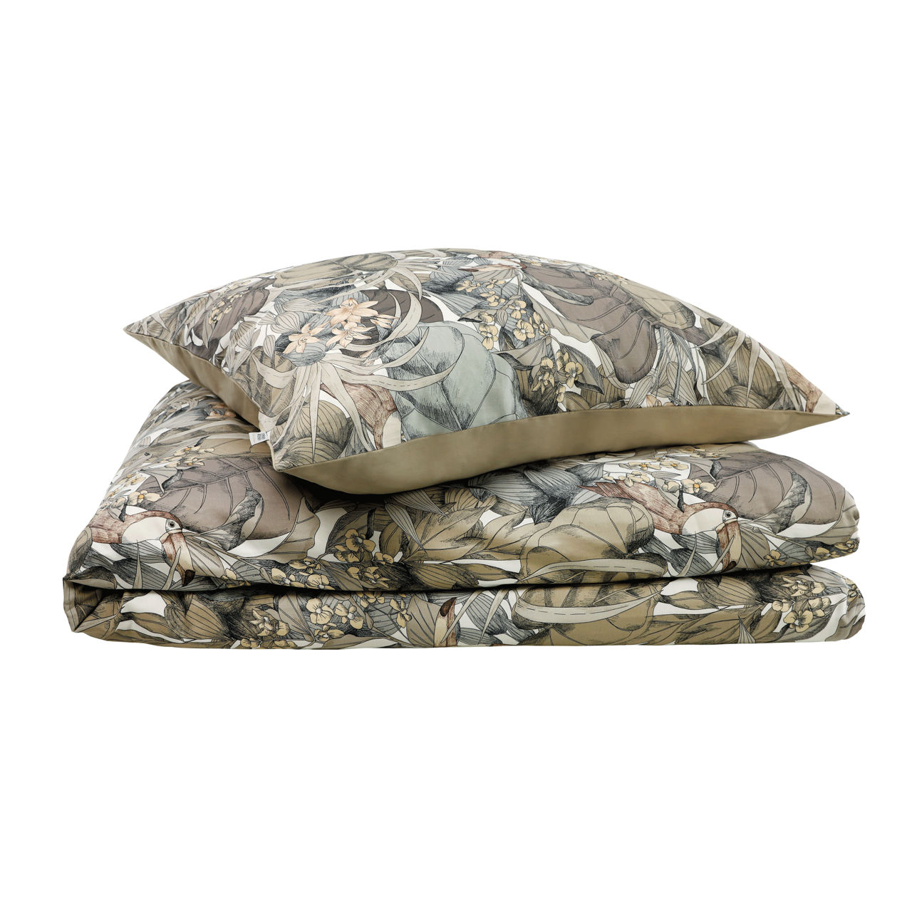 Schöner Wohnen Satin Bettwäsche Toucan 1