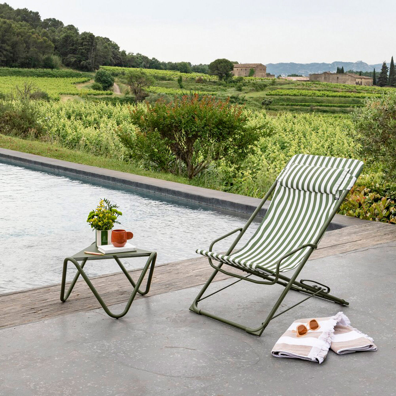 Lafuma Mobilier Liegestuhl TRANSASWING 2