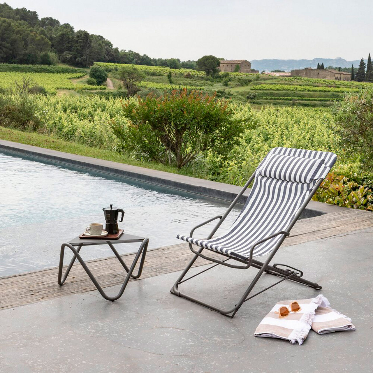 Lafuma Mobilier Liegestuhl TRANSASWING 2