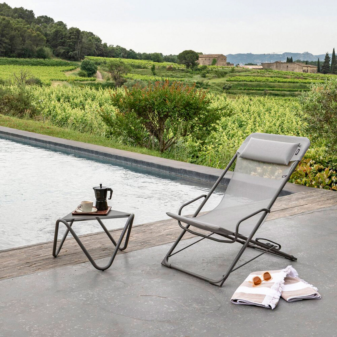 Lafuma Mobilier Liegestuhl TRANSASWING 1