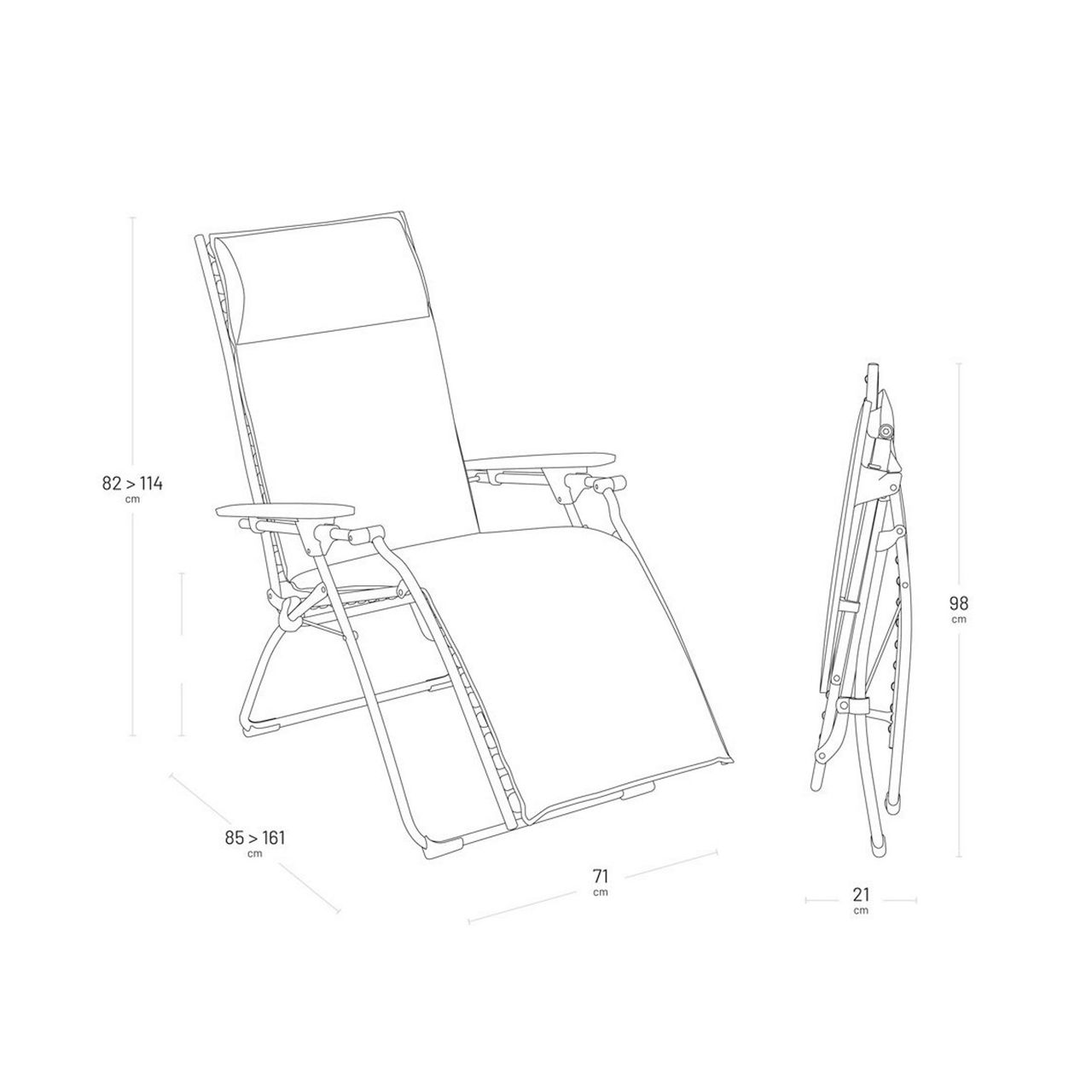 Lafuma Mobilier Relaxliege EVOLUTION 2