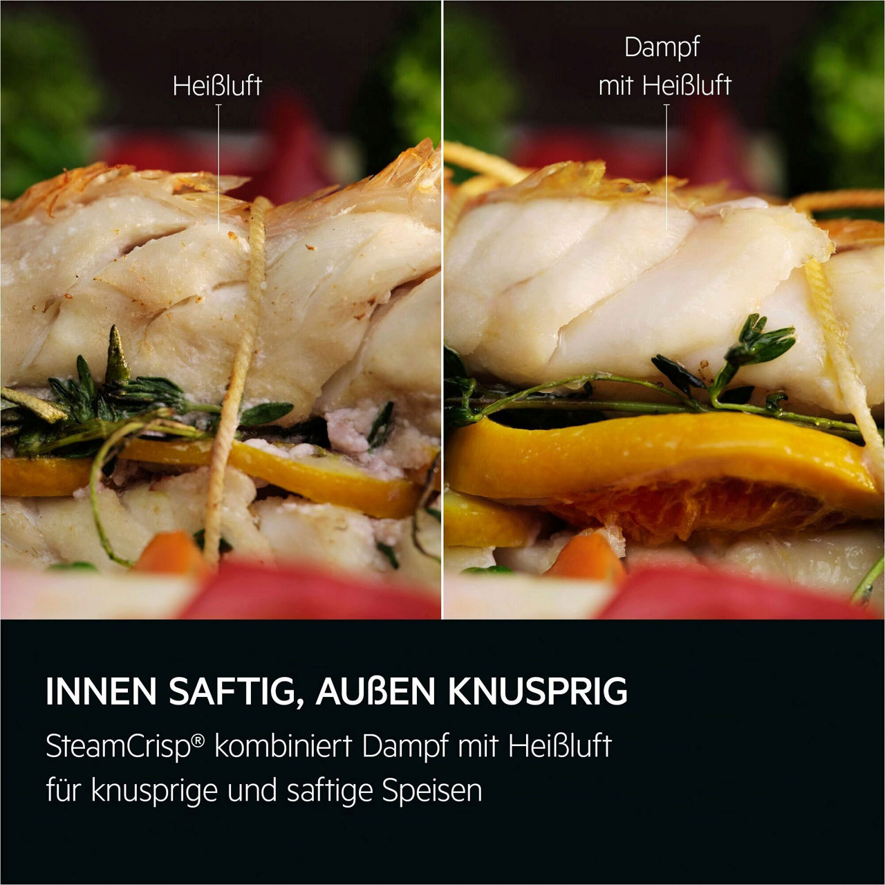 AEG Multifunktion-Einbaubackofen mit Dampf GB5070SB 4