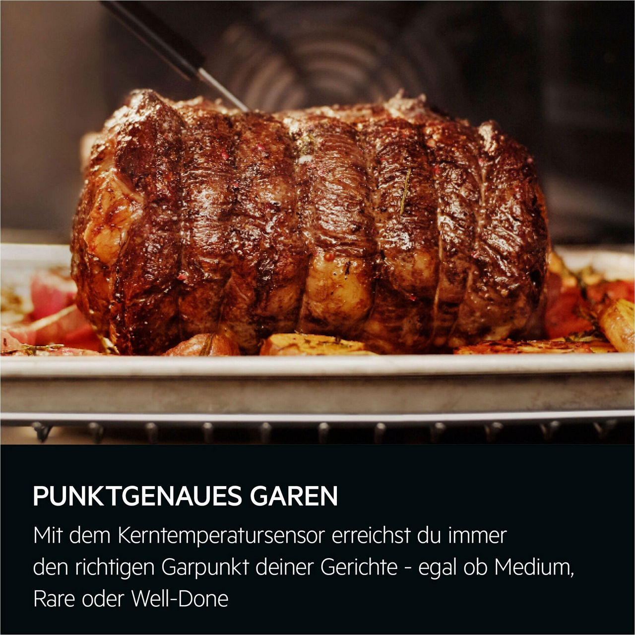 AEG Multifunktion-Einbaubackofen mit Dampf GB5070SB 5