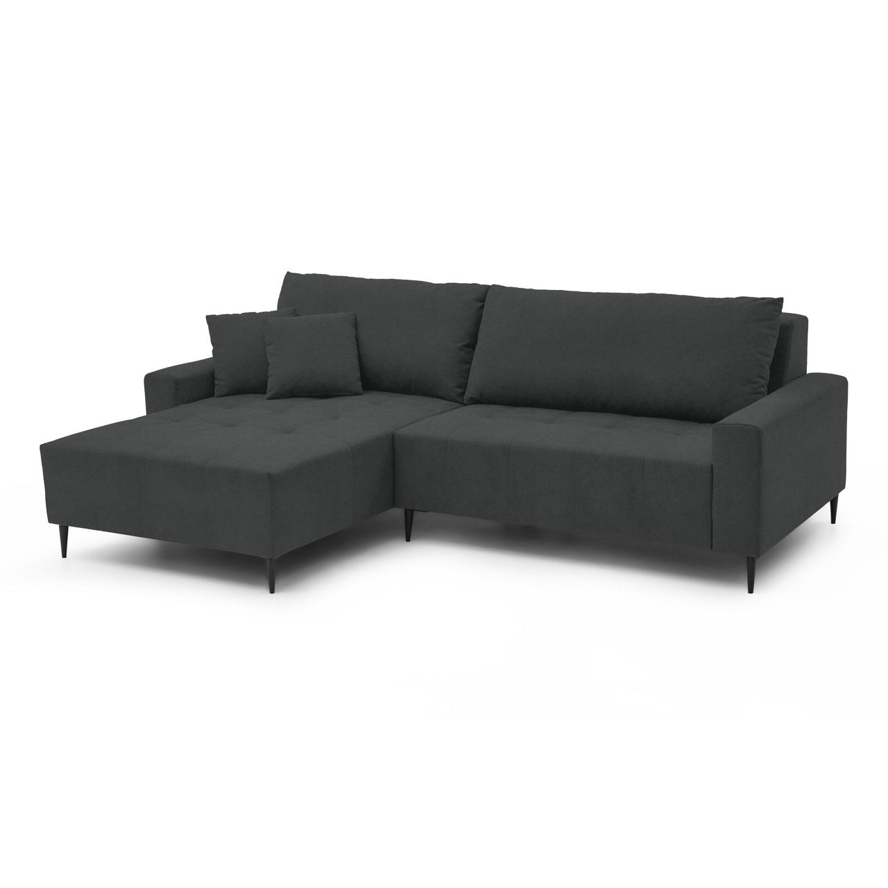 Bezug Curio 97anthrazit / Füße schwarz