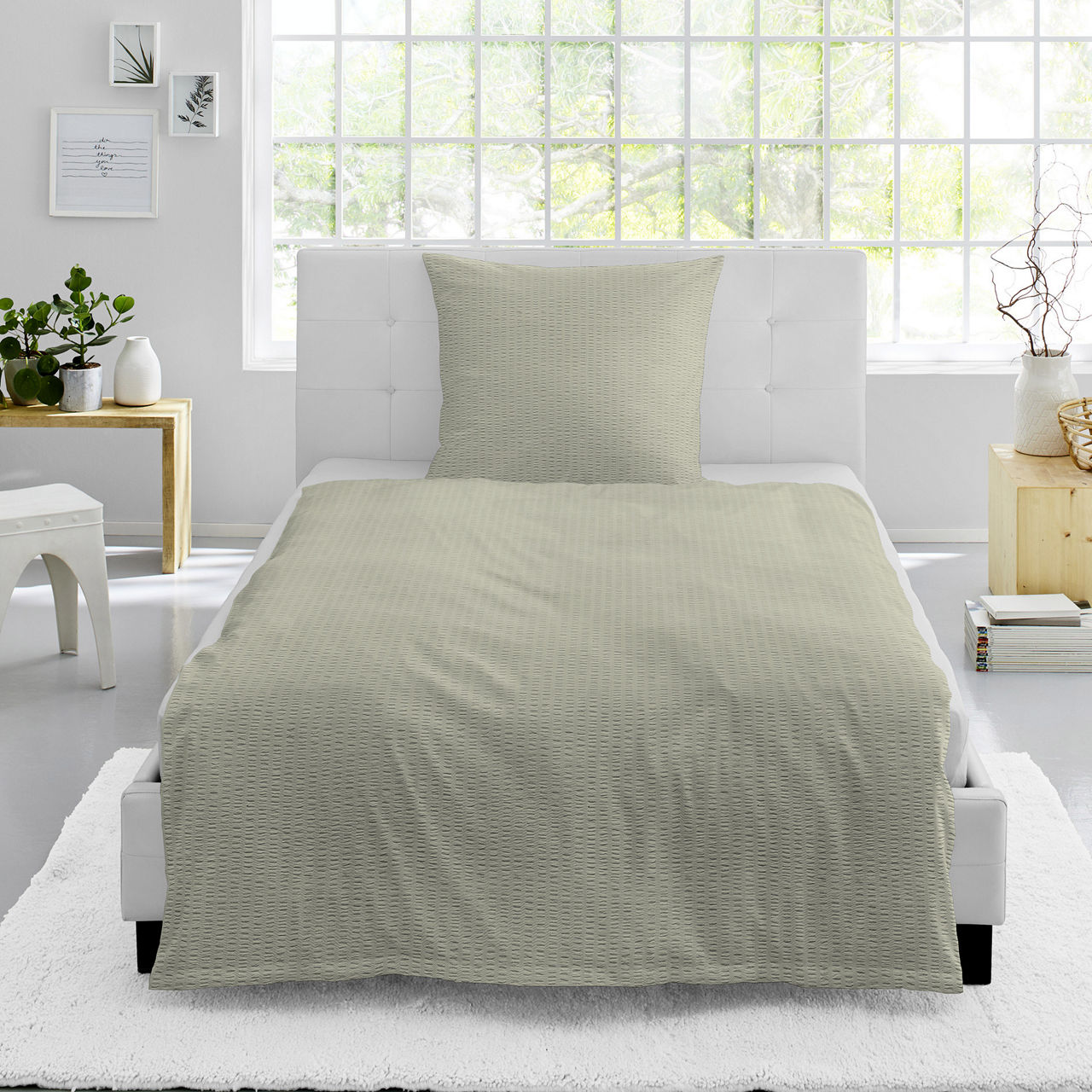 MONDO Seersucker Bettwäsche Selima 3