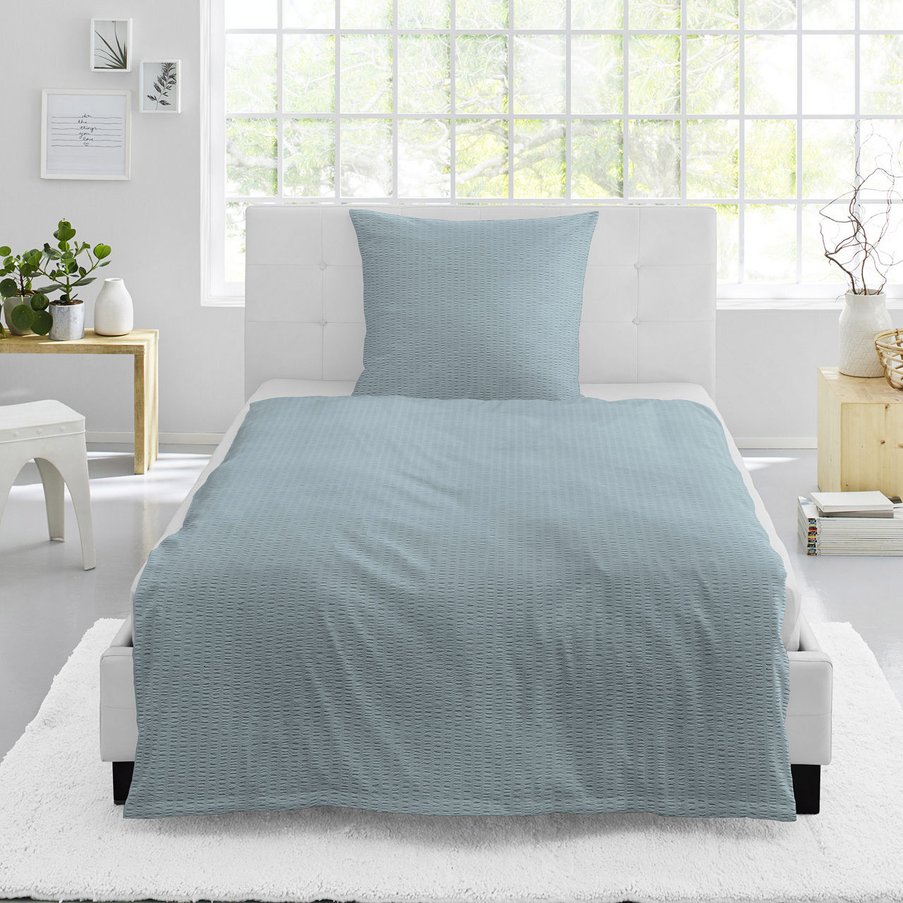 MONDO Seersucker Bettwäsche Selima 3