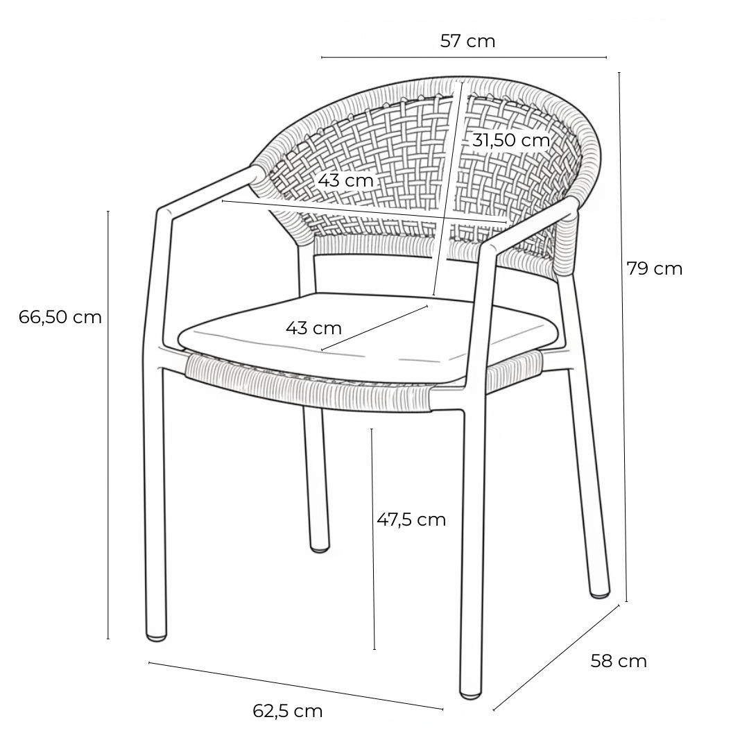  Gartenstuhl Taragona 5