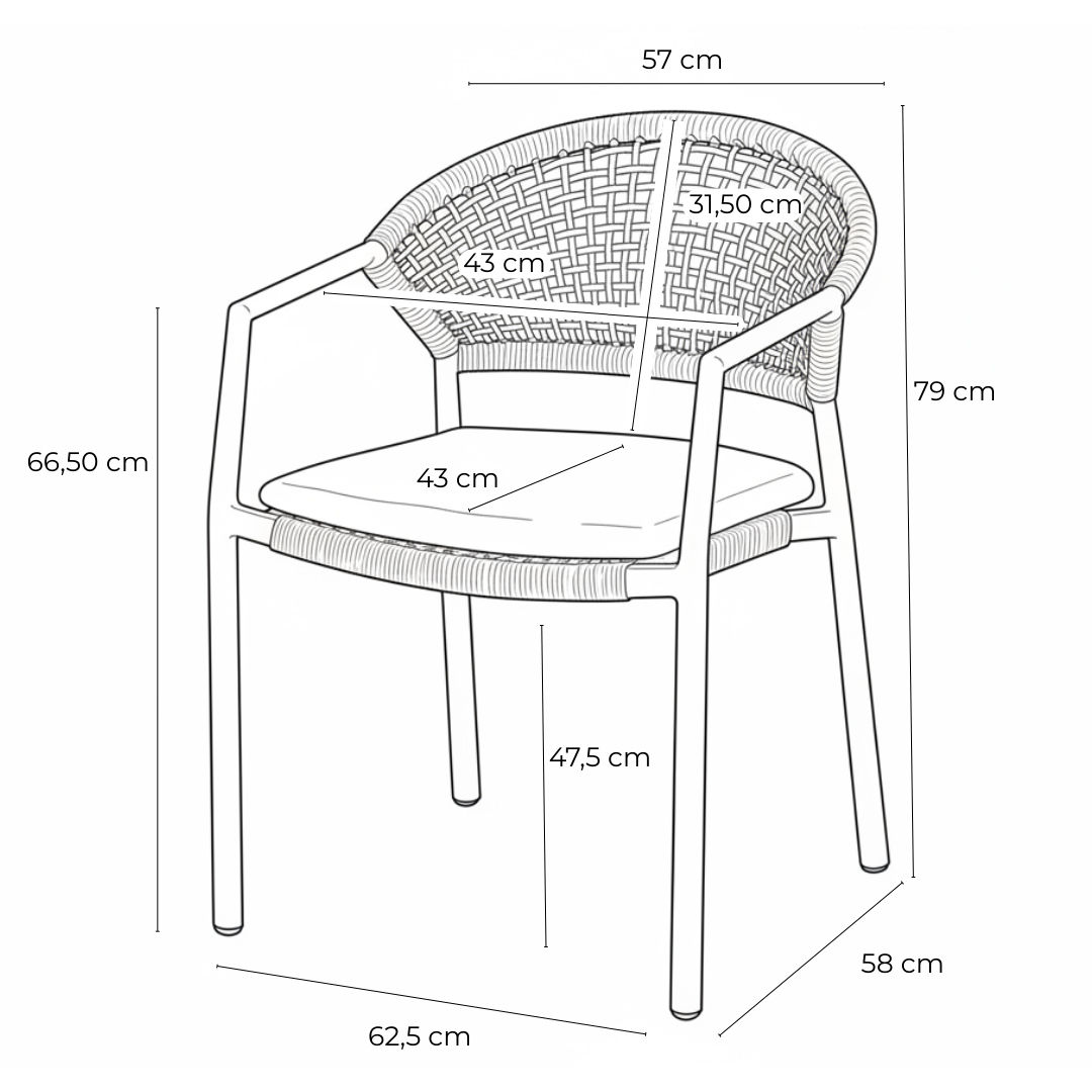  Gartenstuhl Taragona 5