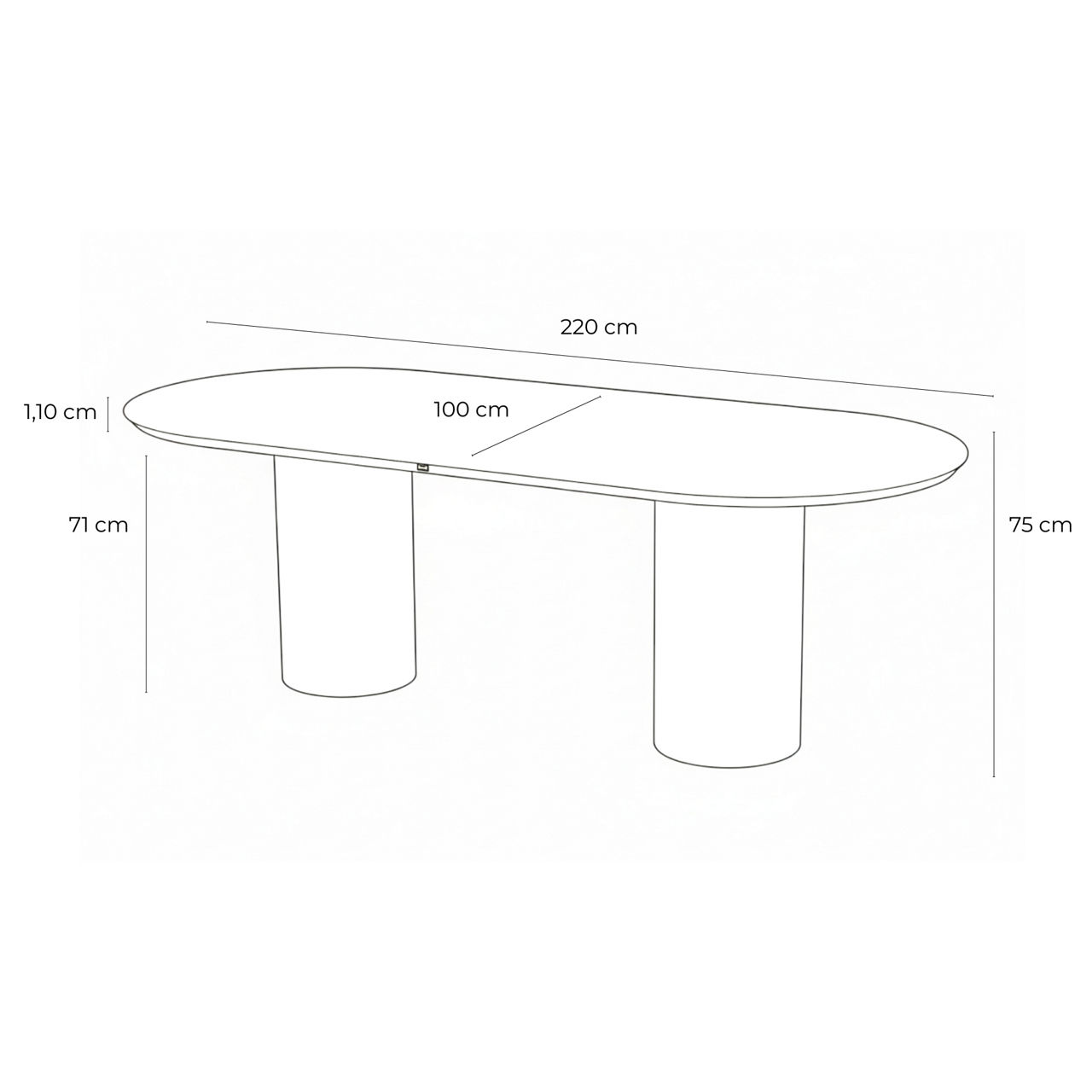  Dining Tisch Valencia 2