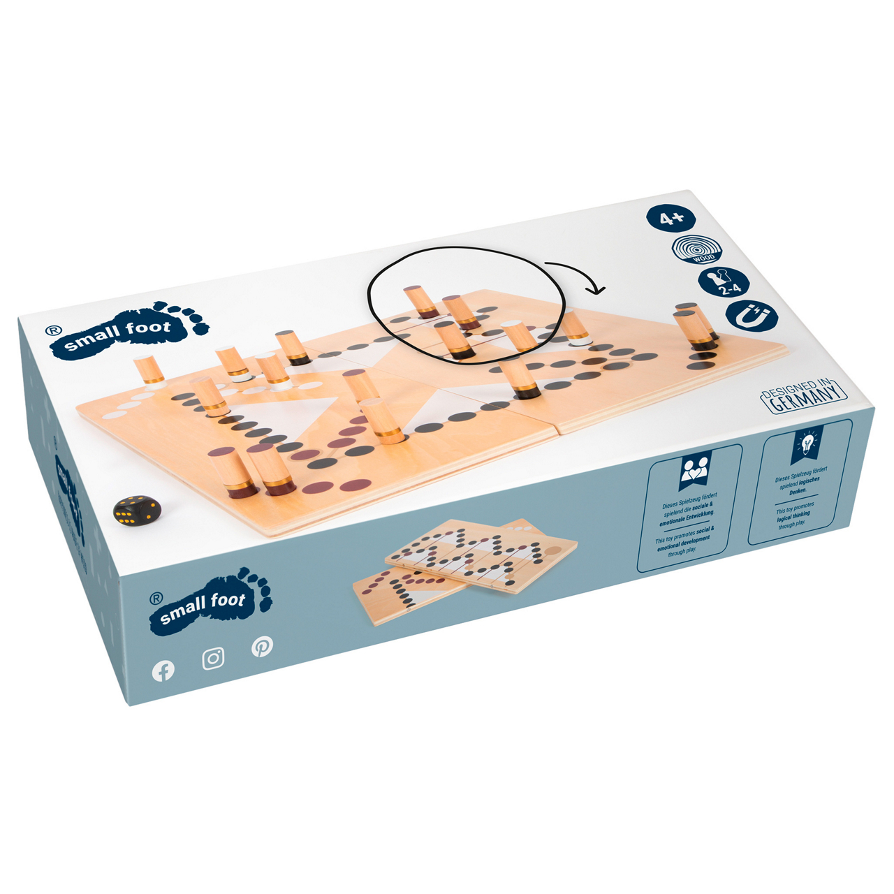  Ludo und Leiterspiel Gold Edition