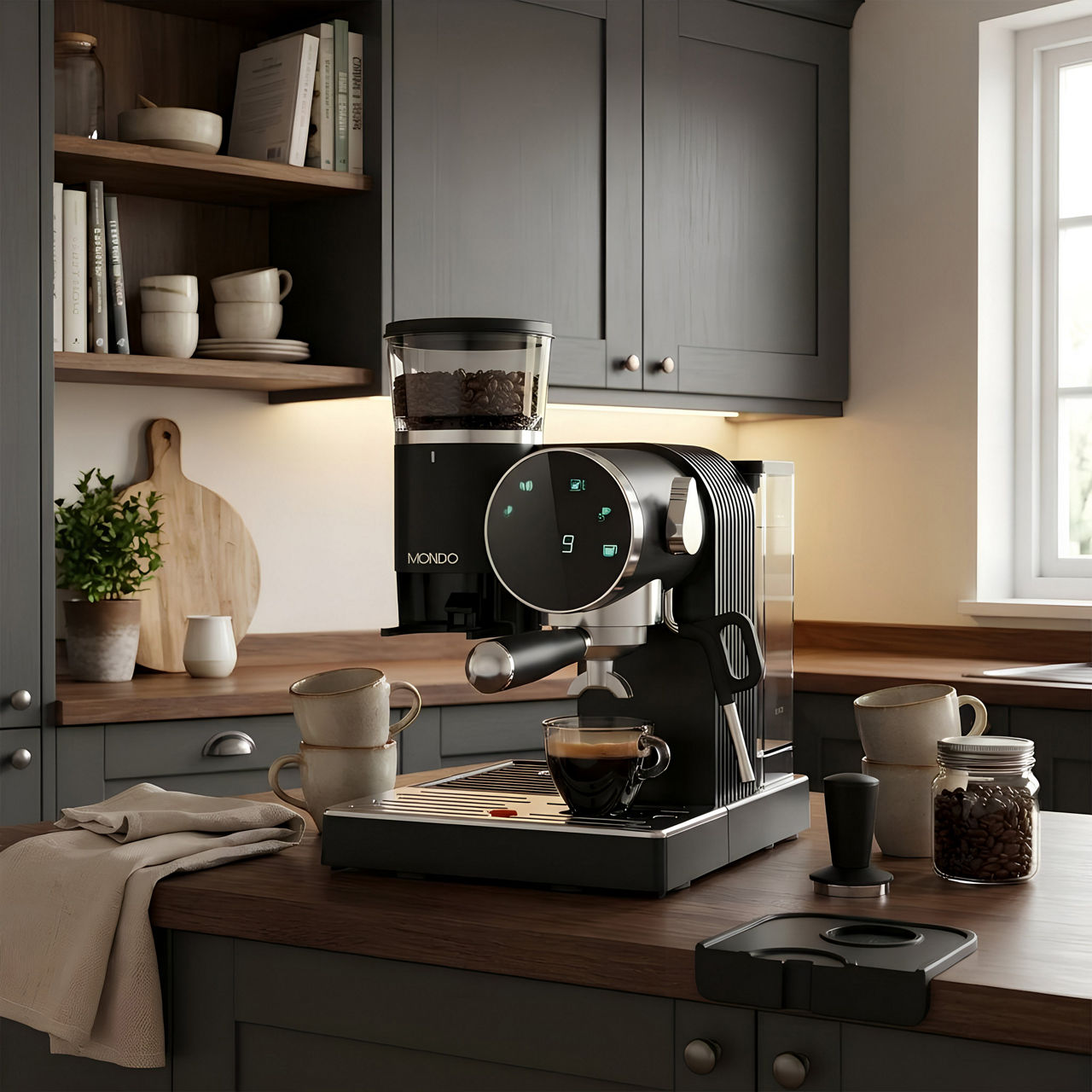 MONDO Siebträgermaschine Crema 2