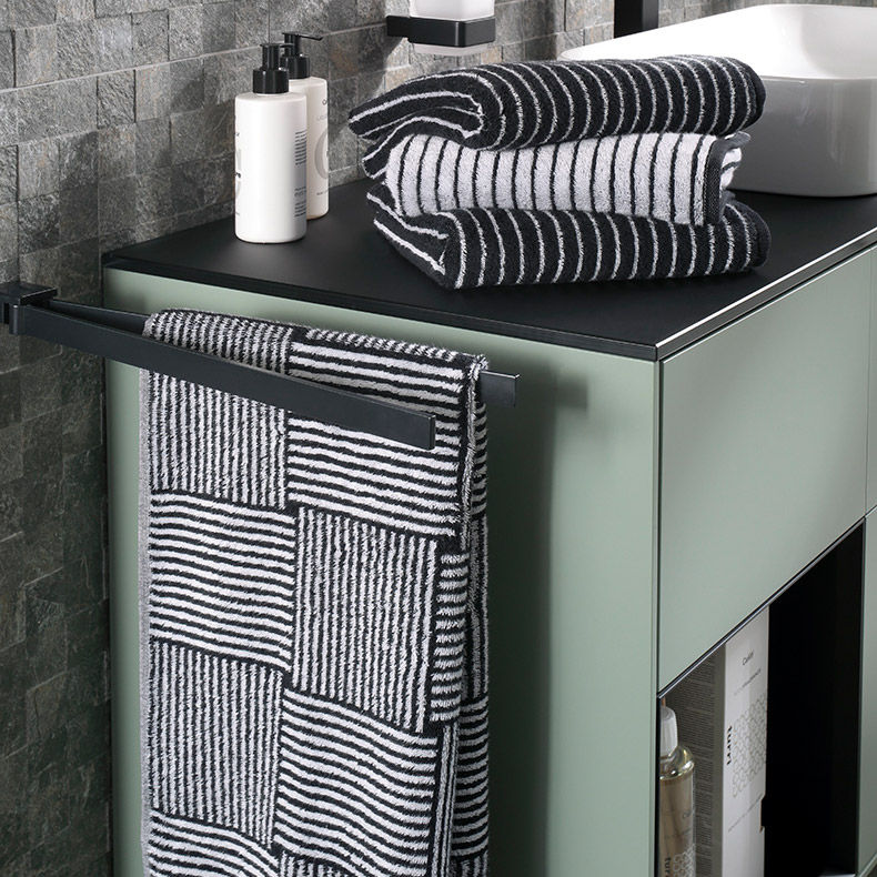  Duschtuch Black&White Streifen 3