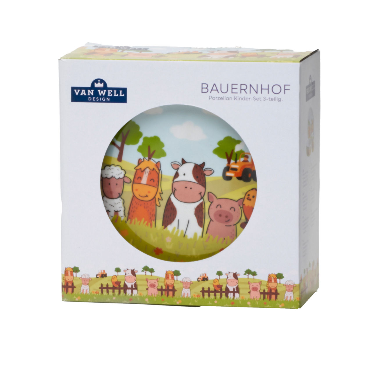  Geschirr Set Bauernhof 1