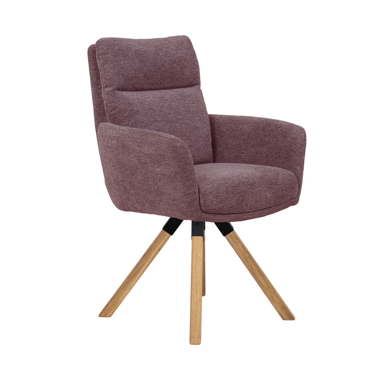 Bezug Fragola rosa / Gestell Eiche