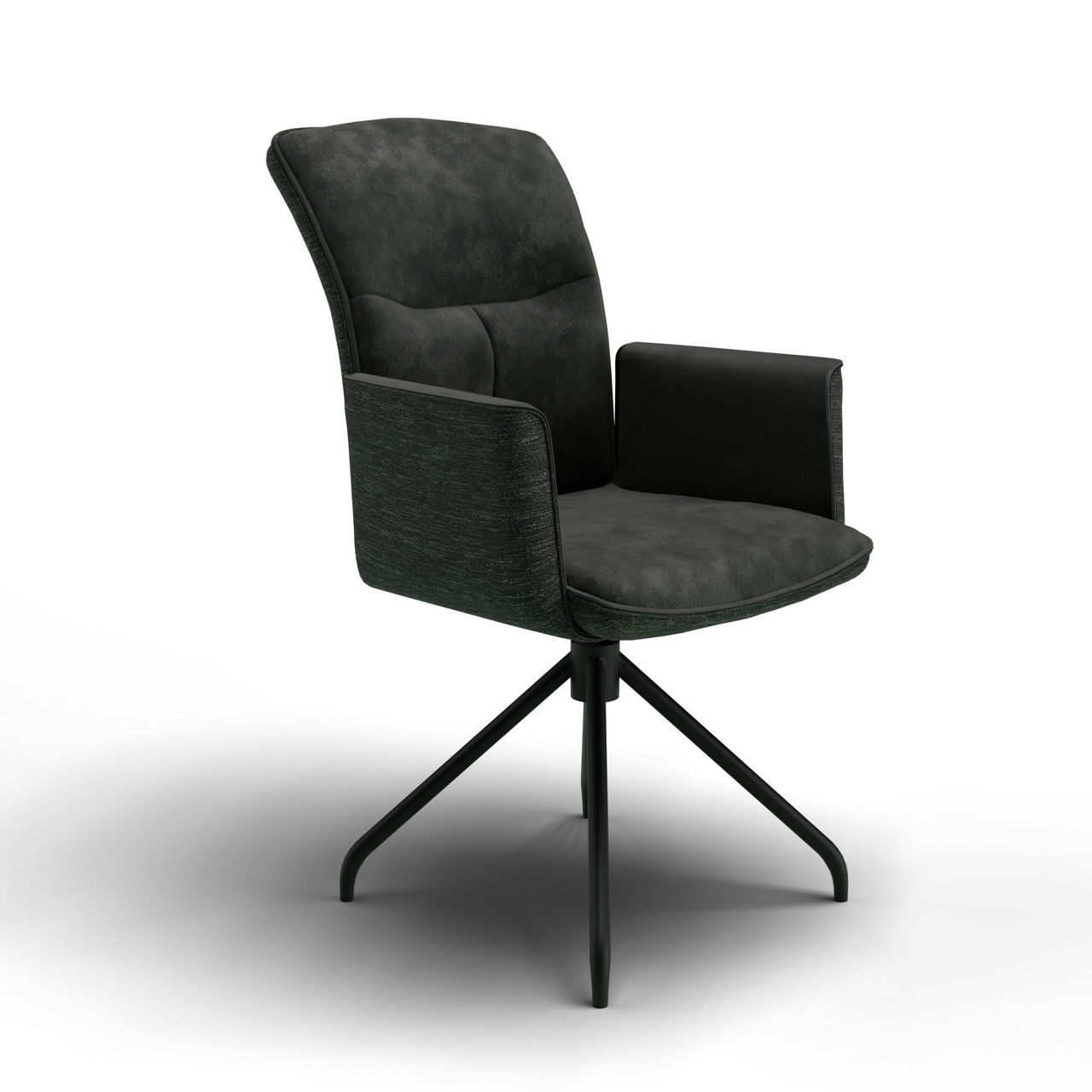 Bezug Ve-Fl grün / Gestell schwarz