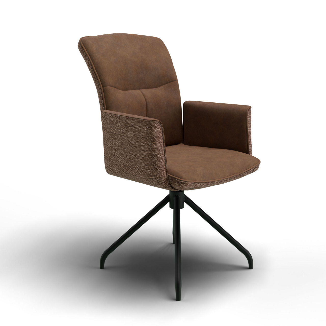 Bezug Ma-Mo braun / Gestell schwarz