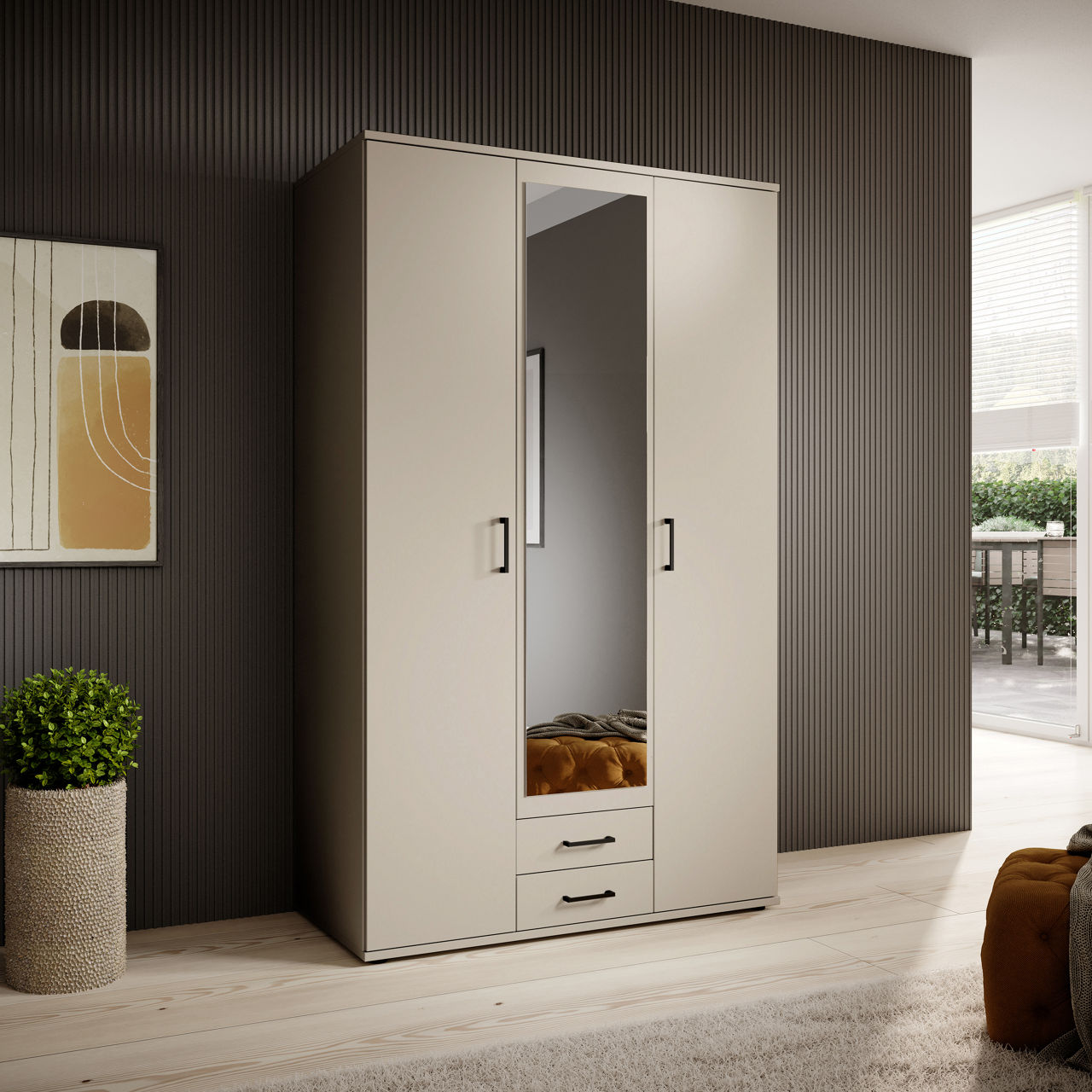  Kleiderschrank 3-türig Charlotta 3