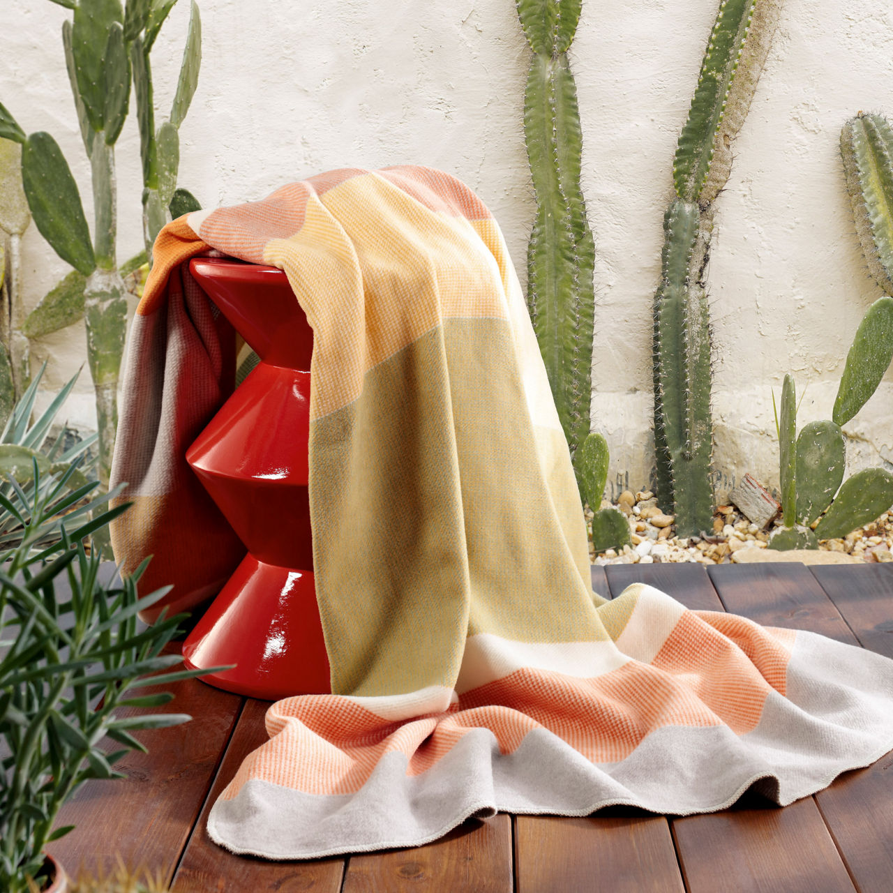  Wohndecke Stripe oasis 1