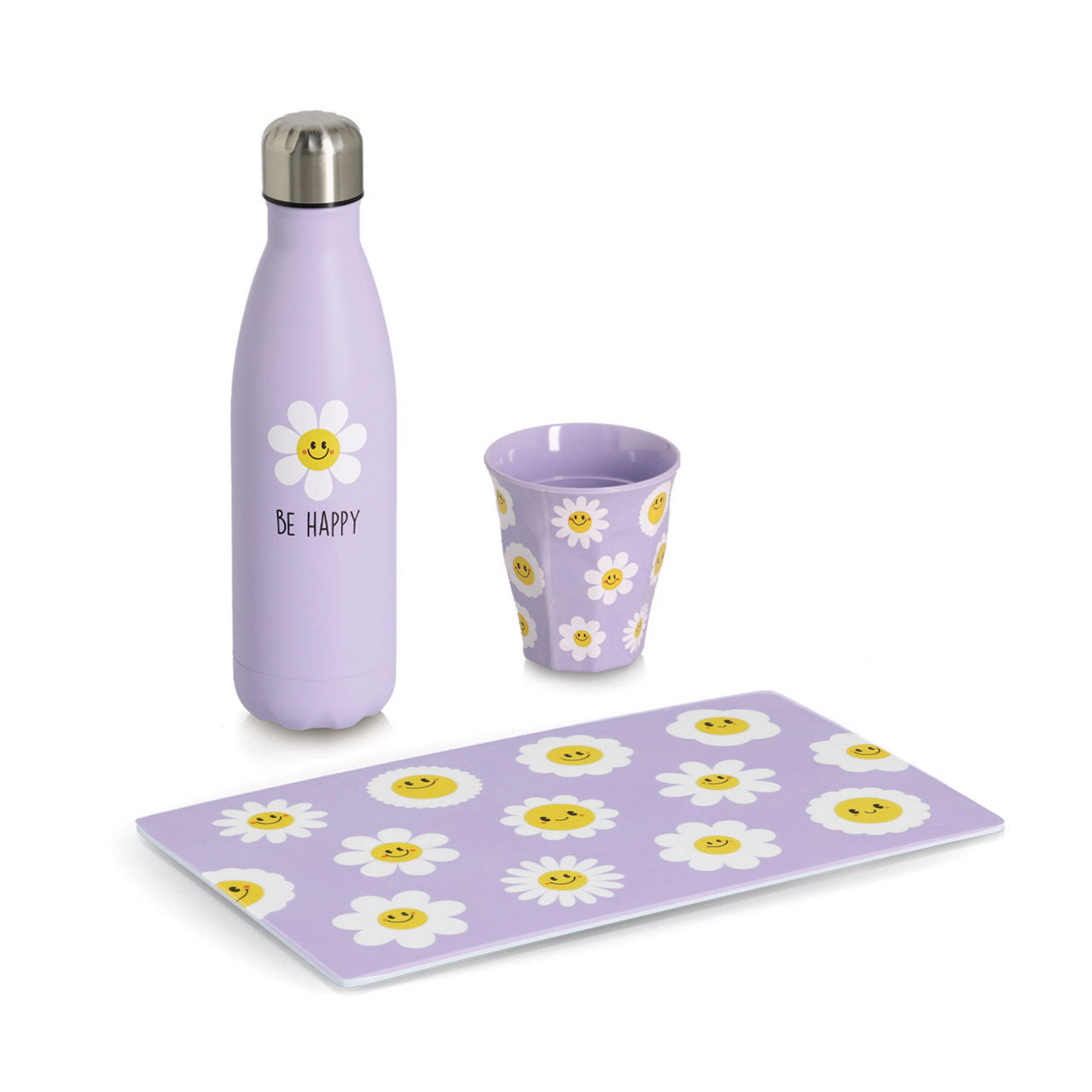  Trinkbecher Happy Flowers 1