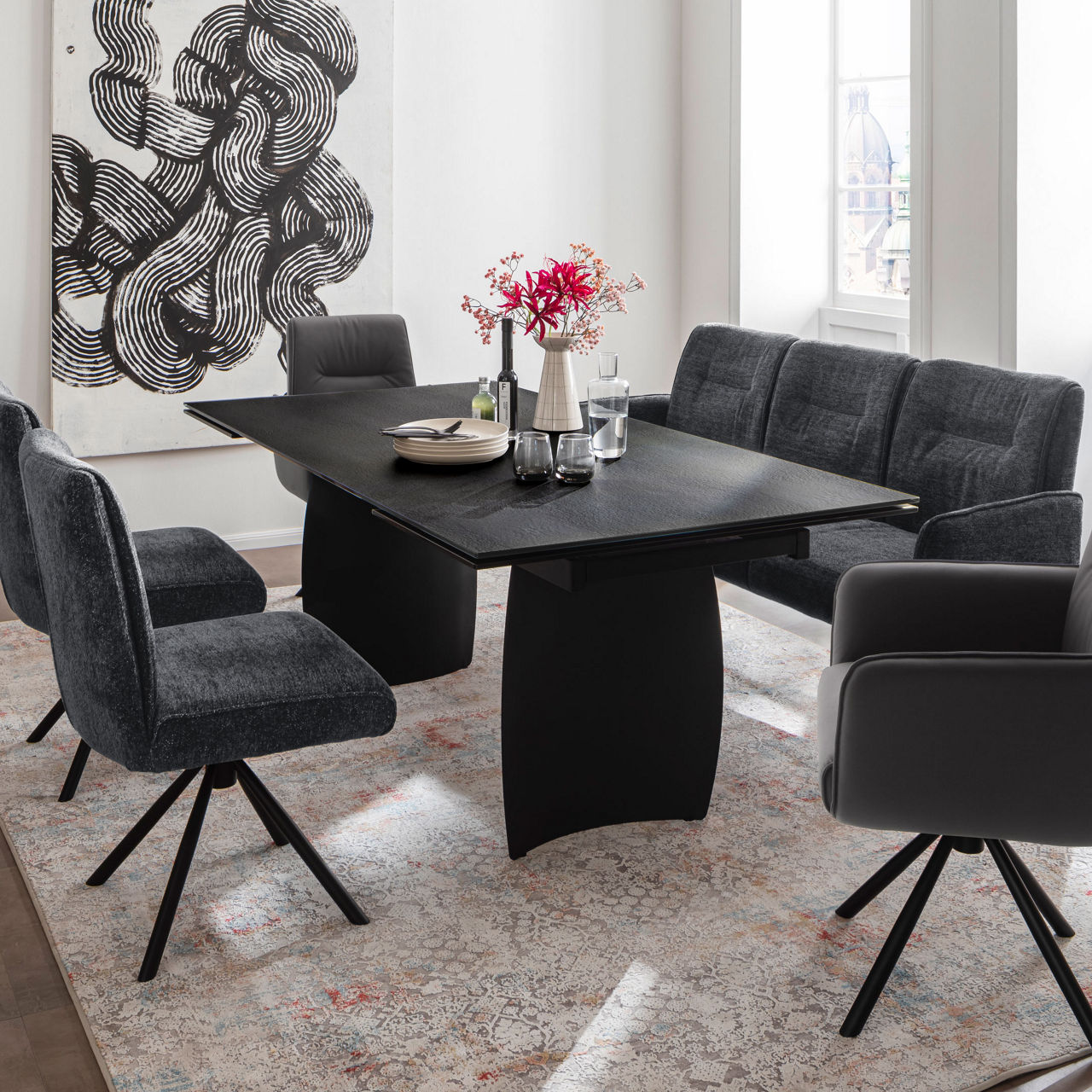  Esstisch mit Stirnauszug Cumbria 9