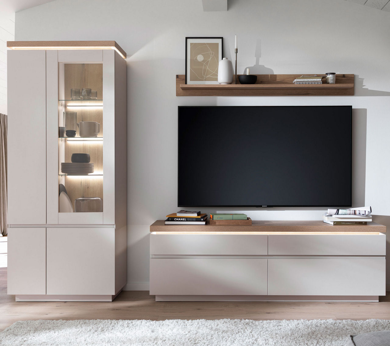  3-er Set LED Rückwand-Beleuchtung Remolino 3