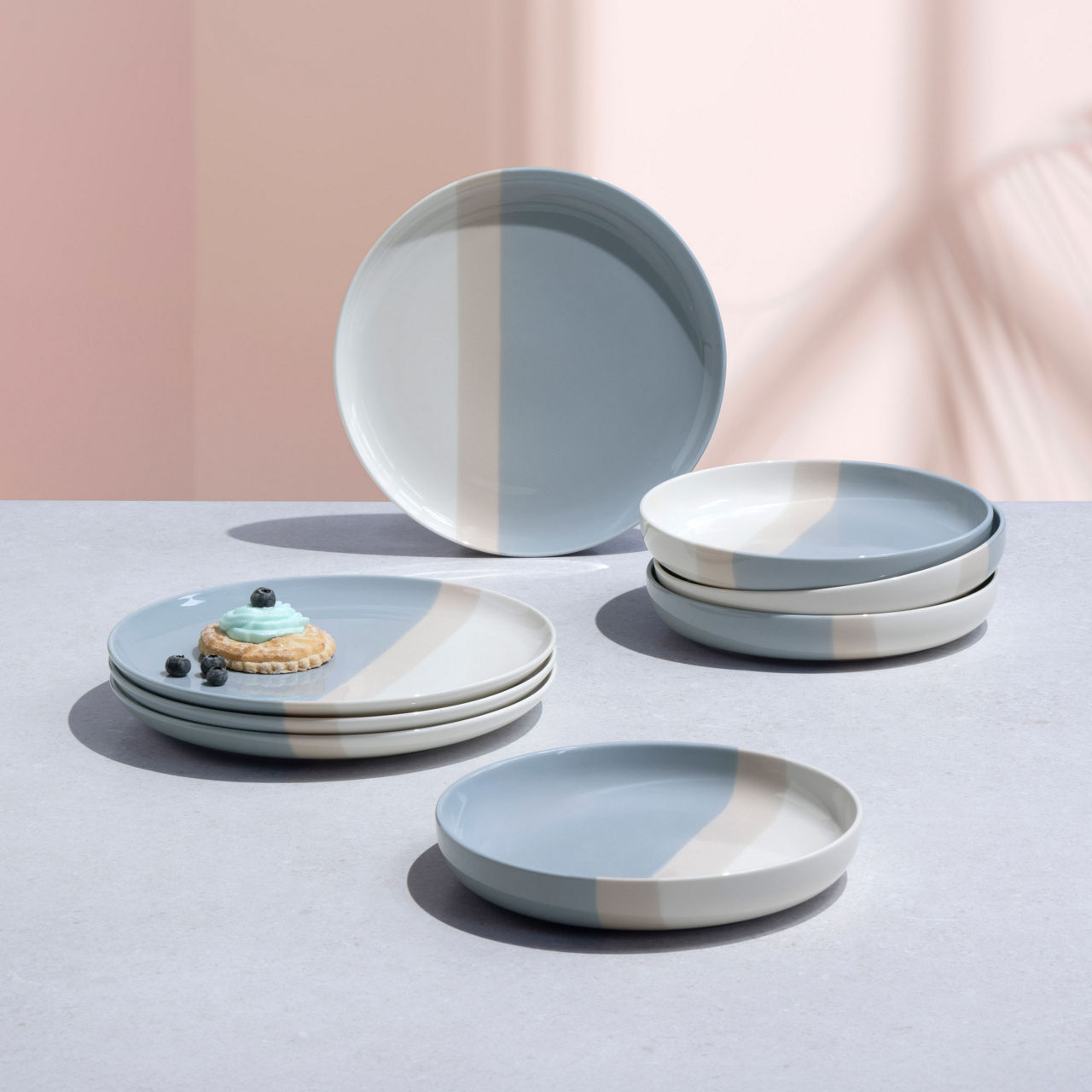  Dinner Set Pastel-Pop blue 0