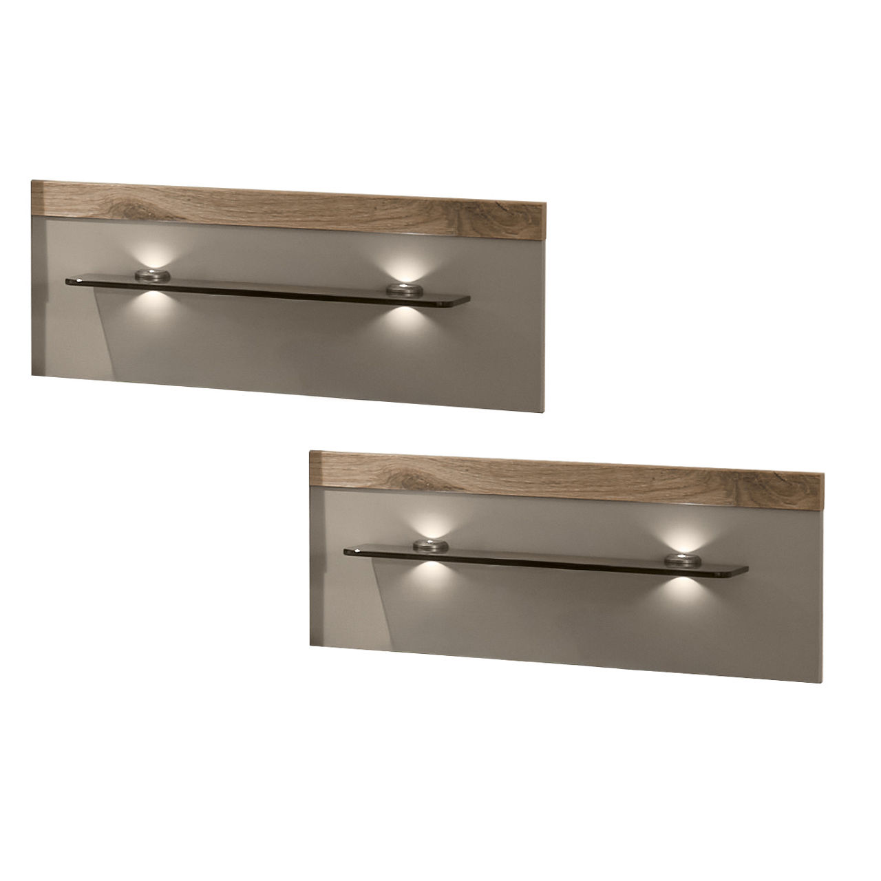  Paneel-Paar für Nachtschränk inkl. LED-Beleuchtung Dublin 1